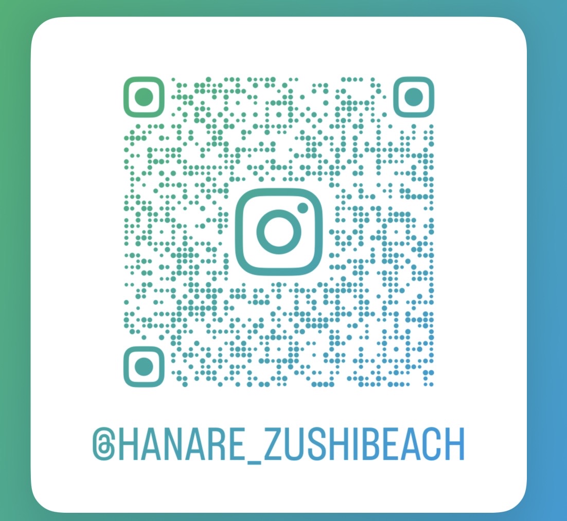 はなれ × GOLDEN BROWN Instagram QRコード - 逗子海の家予約